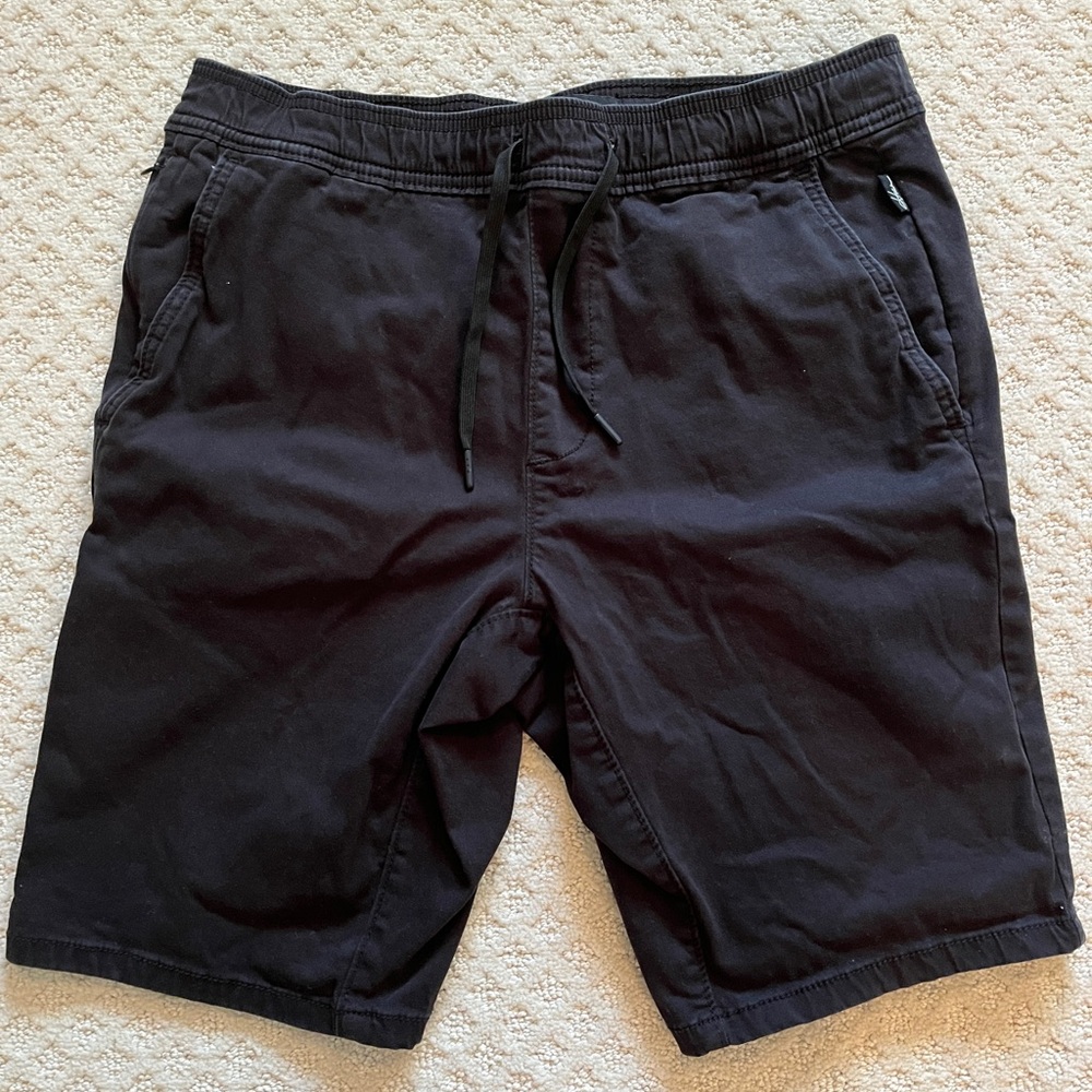 Hollister Jogger Shorts 9” Black Size Medium